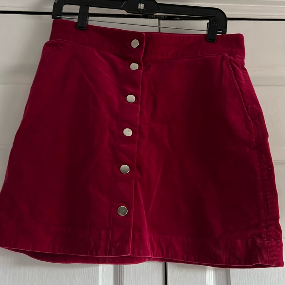 & Other Stories Red Skirt